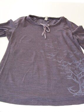 Ibex 100% Merino Wool Long Sleeved Tee, Size Small